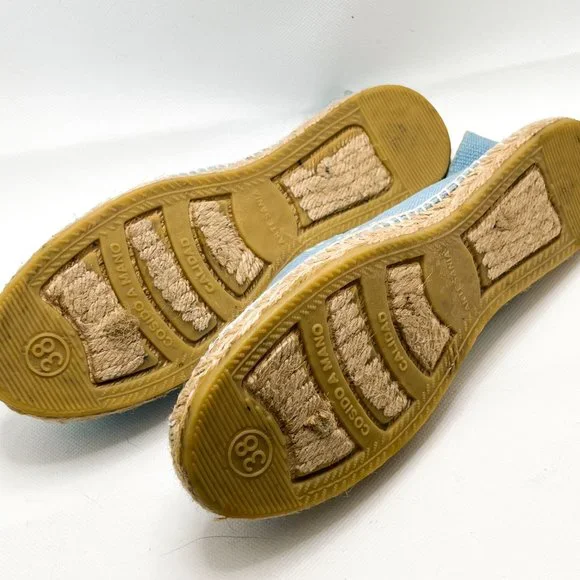 Cousu Main Alpargatas Slip-On Blue Espadrilles *Handmade in Spain* [38] - Picture 4 of 5